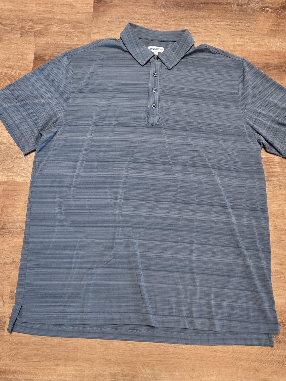 Chase54 Men's Slate Blue Gray Short Sleeve Polo 2XL golf